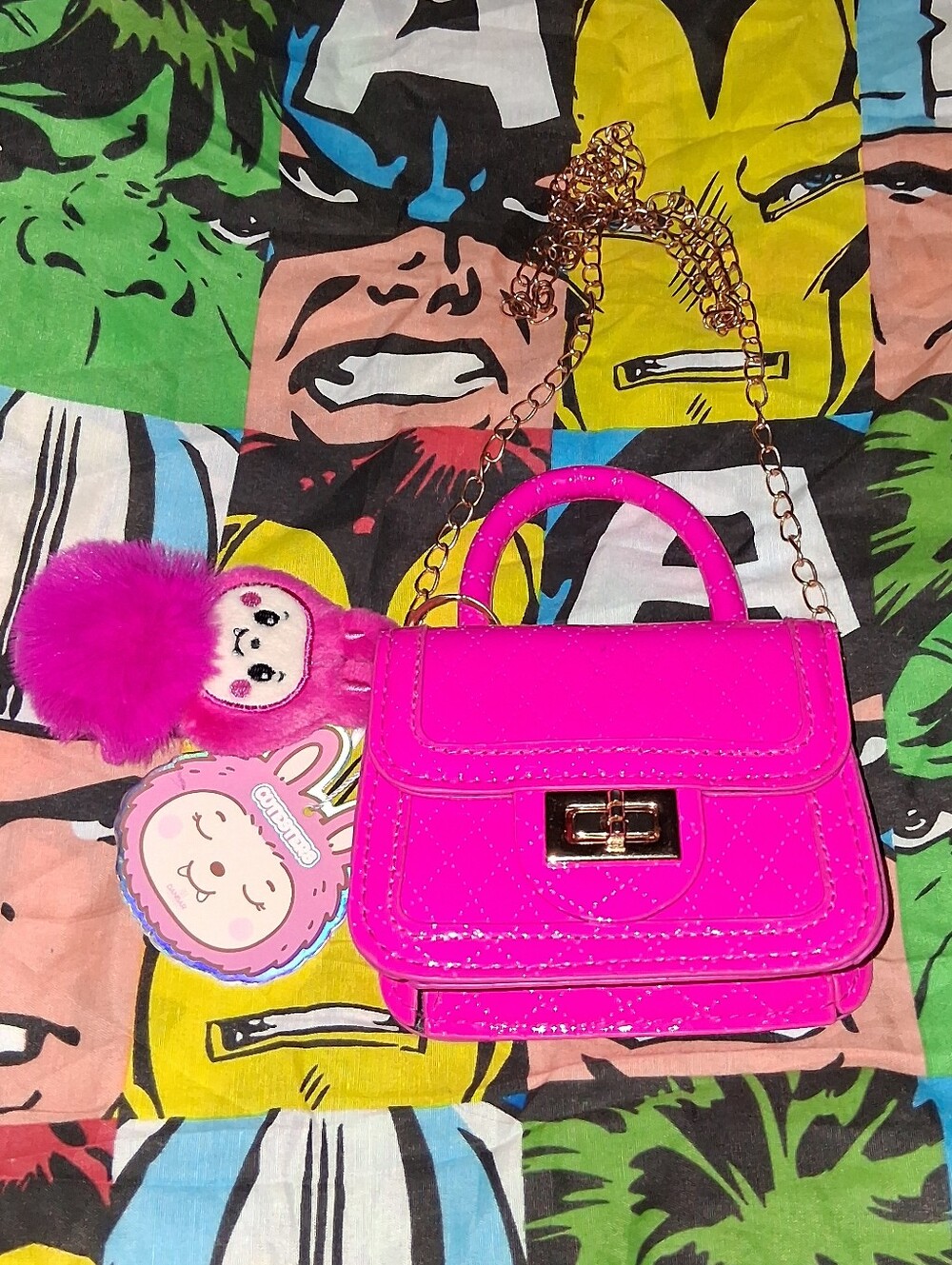 New Danbar Cutesters Mini Pink Purse & Plush